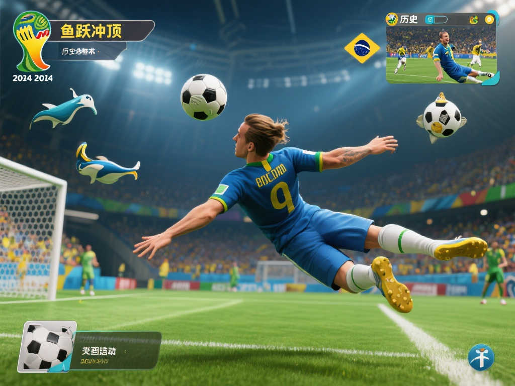 世界杯经典时刻变身互动小游戏，体验传奇瞬间！